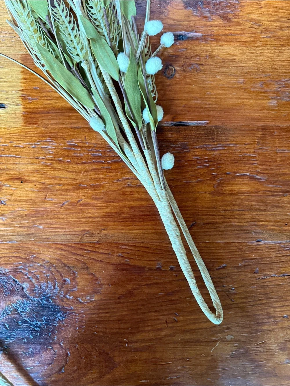🌾 3 NWOT 32” Neutral/Green Wheat Stem Spray. Great for Fall Decor Arrangements